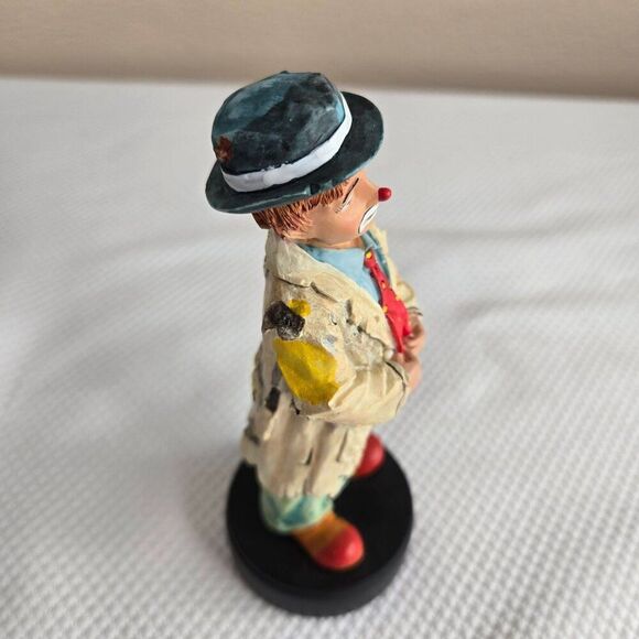 Vintage Ron Lee Clown Sculpture figurine Musical 7" It's A Small World - Picture 5 of 7